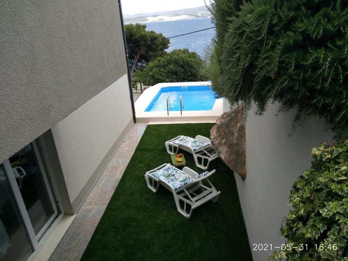 Private Pool And Sea View Apartment 奥米什 外观 照片